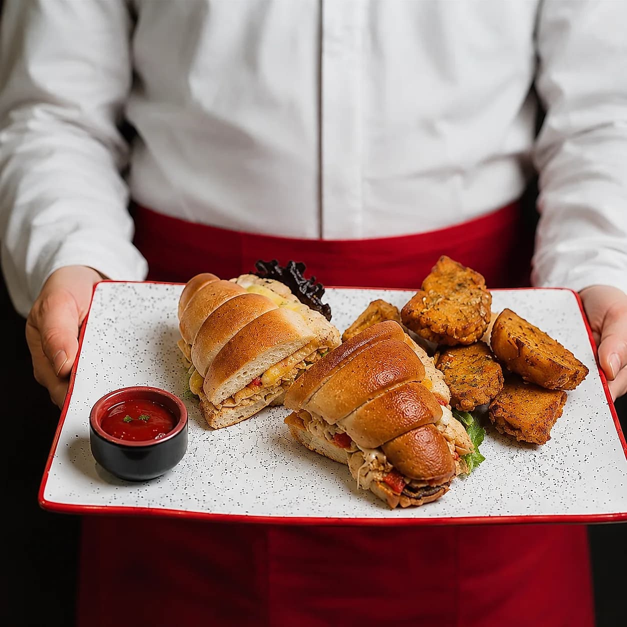 Grilled Chicken & Egg Croissant